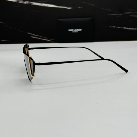 NEW SL536 001 SAINT LAURENT WOMEN BLACK SL 536 001 SAINT LAURENT SUNGLASSES - Picture 6 of 10